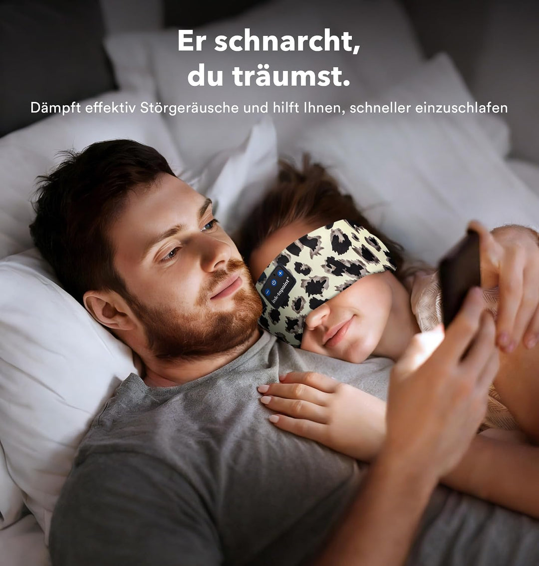 Schlafkopfhörer Bluetooth,Schlaf Kopfhörer Stirnband Bluetooth 5.4 Kopfhörer Geschenk für Männer/Fra