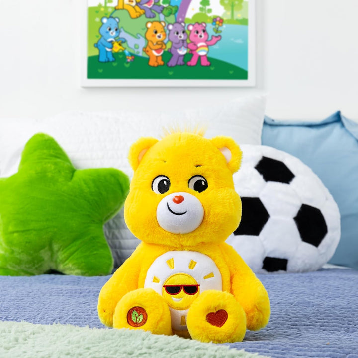 Care Bears 14 Zoll Funshine Bear Plüschtier mit Münze