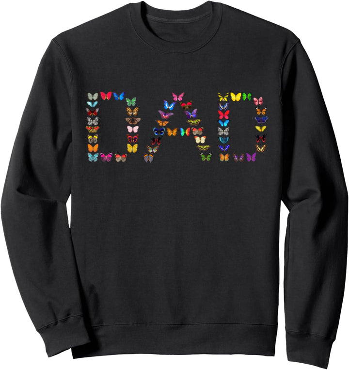Coole Herren-Grafik für Schmetterlinge zum Vatertag Sweatshirt