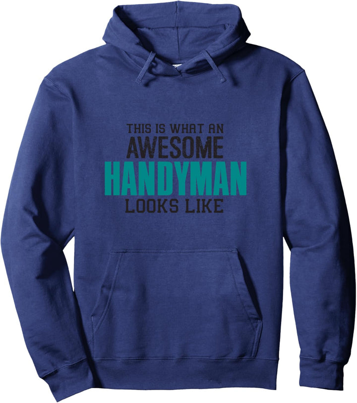 So sieht ein cooler Handwerker aus Geschenk Handwerker Witz Pullover Hoodie