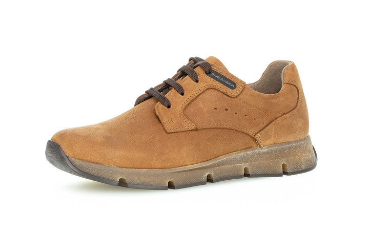 Pius Gabor Herren Sneaker Low, Männer Halbschuhe,Wechselfussbett,Superflex Sohle 40.5 EU Braun Tobac