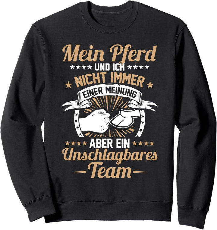 Reitsport Mein Pferde Und Ich Lustiges Reiterin Mädchen Sweatshirt