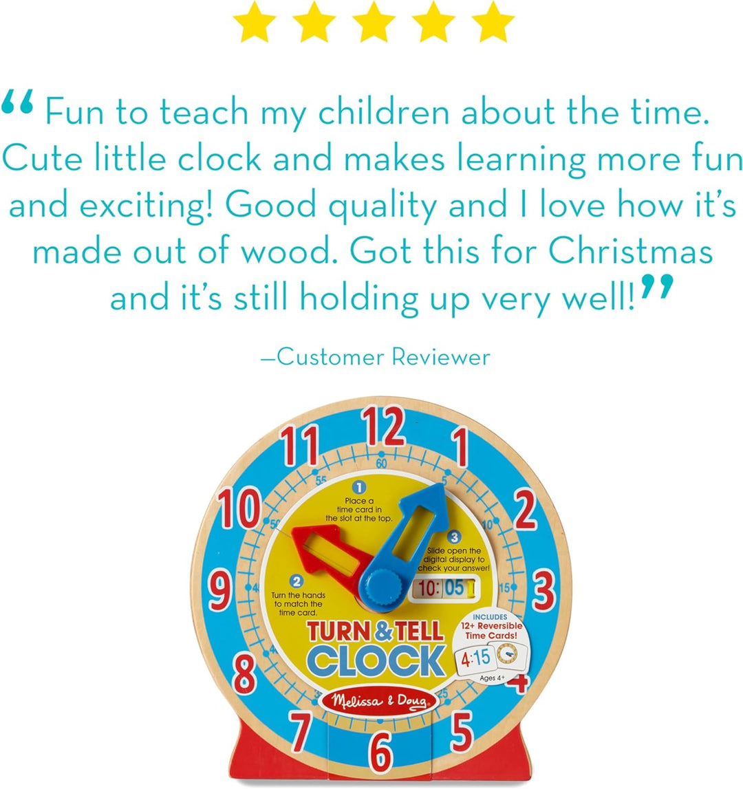 Melissa &amp; Doug® Turn &amp; Tell Clock