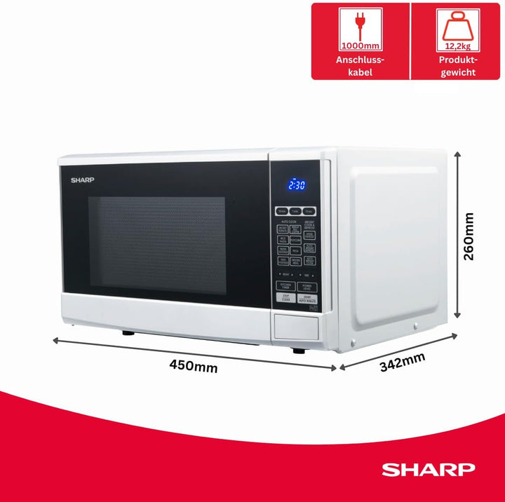 Sharp 2500041881 micro-onde, blanc