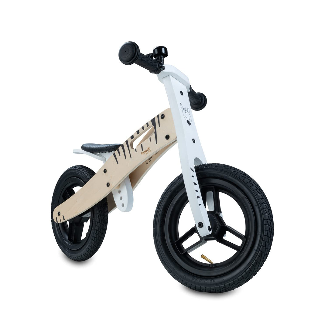 hauck Kinder Laufrad Balance N Ride ab 2 Jahre bis 20 kg, Holz Laufrad, Sattel Höhenverstellbar, Rut