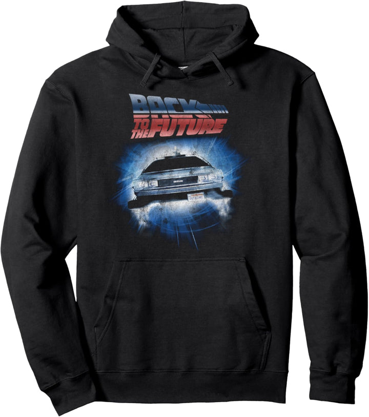 Back To The Future DeLorean Breakthrough Pullover Hoodie