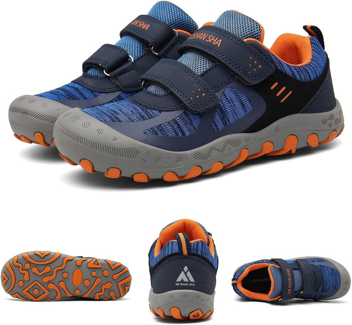 Mishansha Jungen Mädchen Wanderschuhe rutschfest Walkingschuhe Weich Flexibel Stabil Fitnessschuhe F