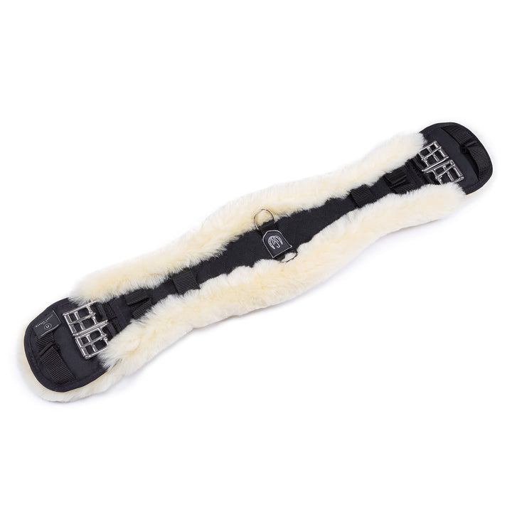 Westernpad/Western-Satteldecke Christ– Westernsattelpad aus echtem Lammfell (20mm Wollhöhe), Einschu