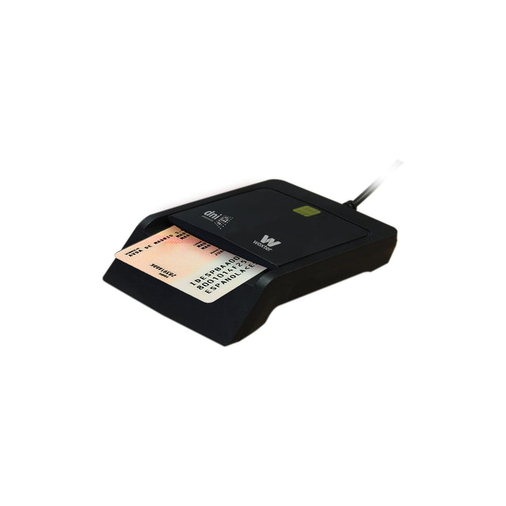 Woxter schwarzer elektronischer DNI-Reader - Smart Electronic DNI-Reader, DNI 3.0, Plug und Play, ko