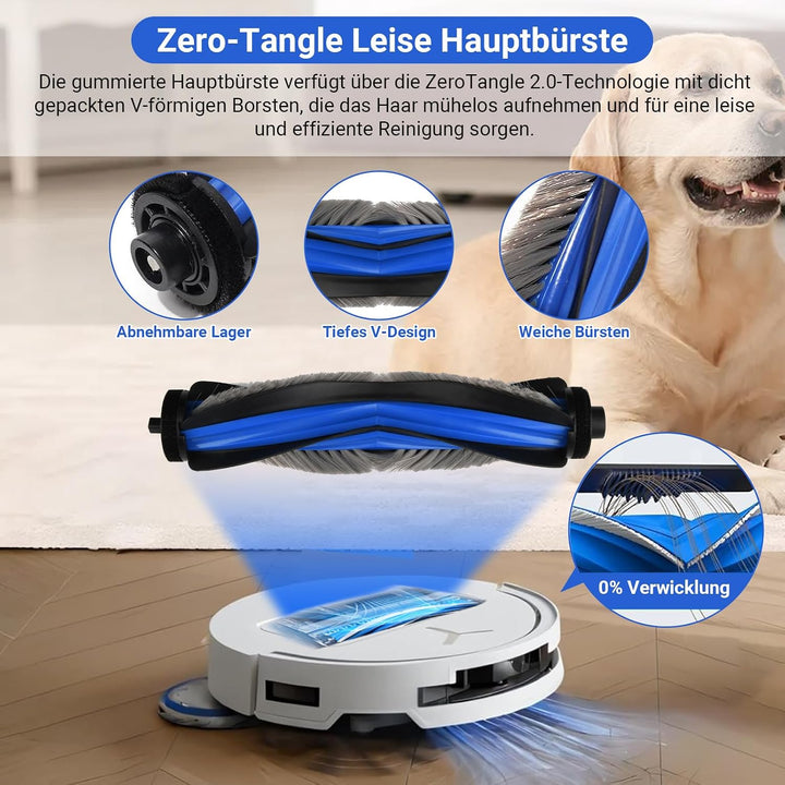 Pure Realm 25 Stück Zubehörset für Ecovacs Deebot T50 Max Pro /T50 Max Pro Omni Gen2,1Hauptbürste,4