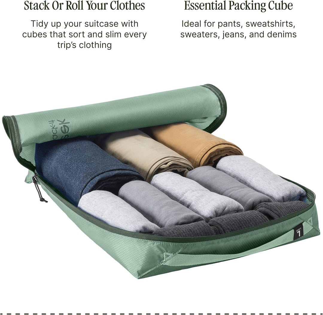 Eagle Creek Pack-It Isolate Packwürfel L I für Pullover I Grün Grün L, Grün L