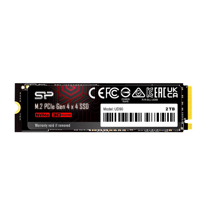 Silicon Power 2TB UD90 NVMe 4.0 Gen4 PCIe M.2 SSD R/W up to 5,000/4,800 MB/s (SP02KGBP44UD9005), 2TB
