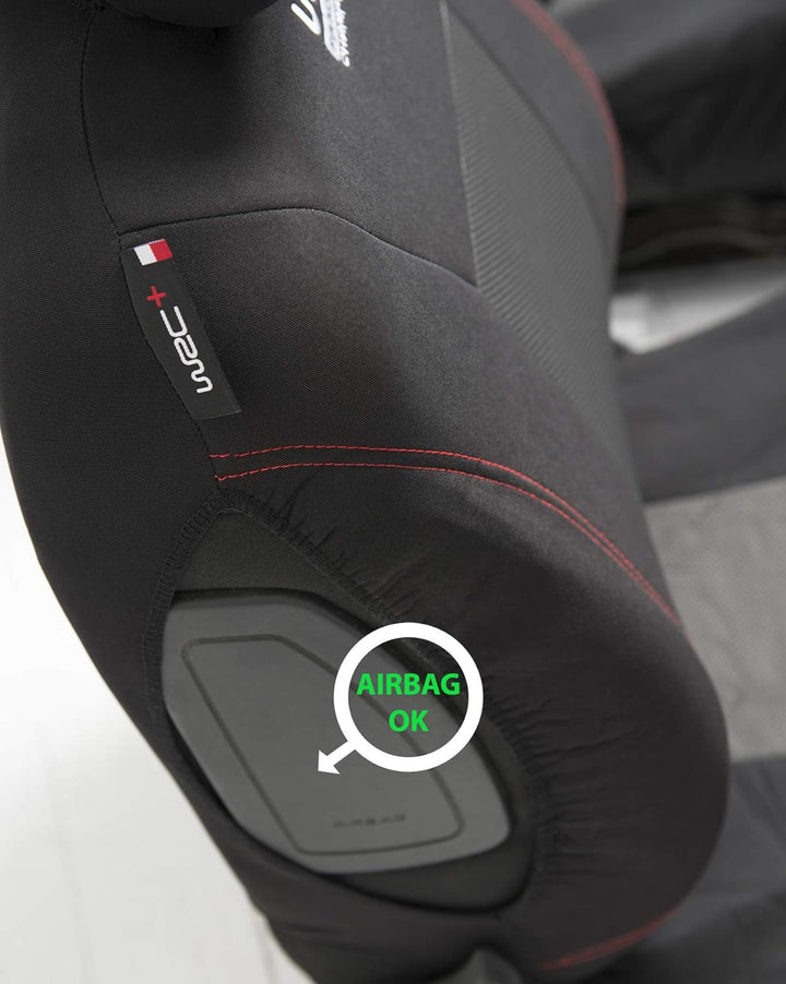 WRC 007590 Autositzbezug Schwarz,Schwarzem, Schwarz,Schwarzem