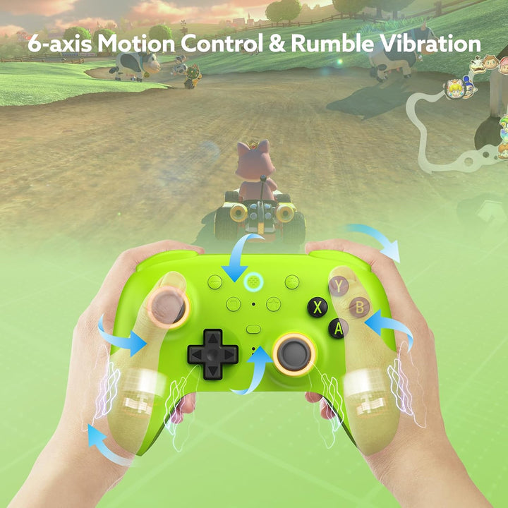 8bitdo Ultimate 2 Wireless Controller für PC/Android/Apple/Steam, TMR Joystick Update, Lange/Kurze T