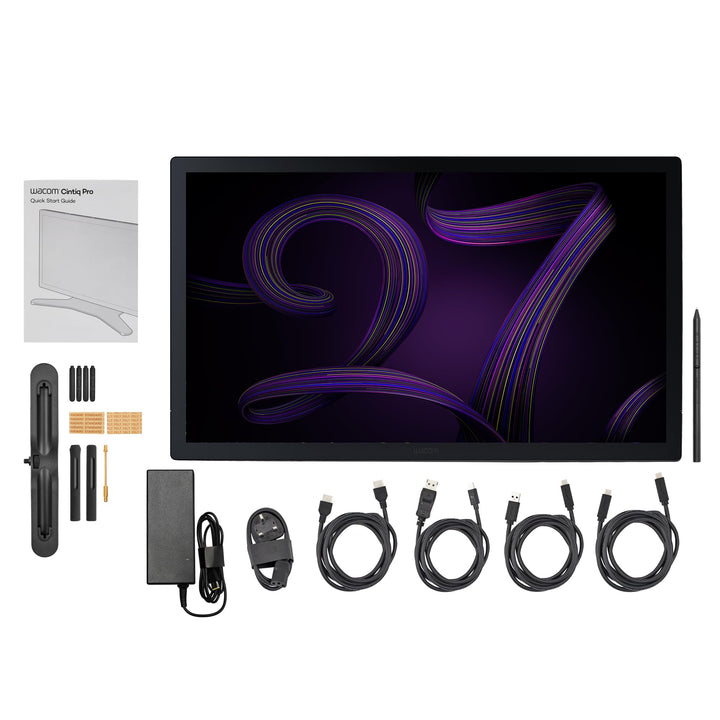 Wacom Cintiq Pro 27 Grafiktablett ohne Standfuss (4k-Auflösung, 26,9-Zoll-Display, HDR-Gamma, Panton