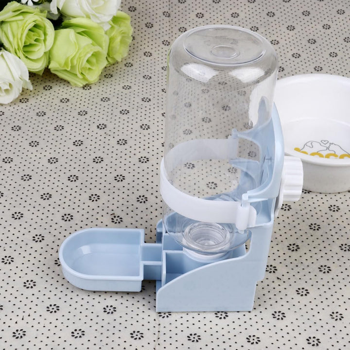 Automatischer Wasserspender aus ABS 500ml Blau für Haustiere