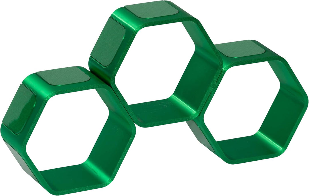 Regal für Hörfiguren (z.B. Tonie Figuren) - 3D Druck - Modulares Design (grün, Premium) Grün Premium