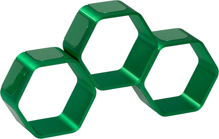Regal für Hörfiguren (z.B. Tonie Figuren) - 3D Druck - Modulares Design (grün, Premium) Grün Premium