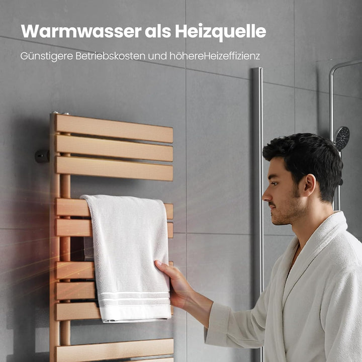 Heilmetz Badheizkörper Flach Design Heizkörper Handtuchtrockner für Badezimmer Handtuchheizkörper mi