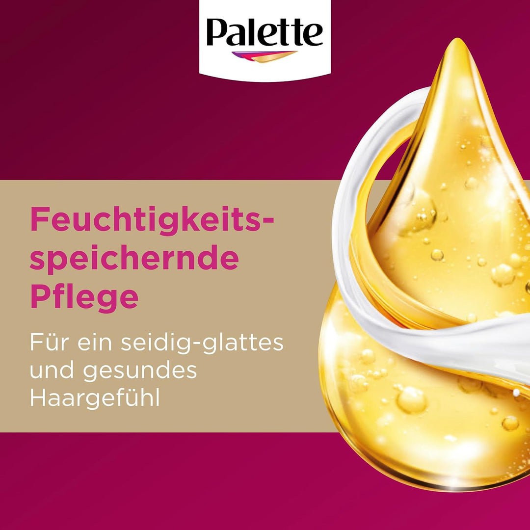 Palette Intensiv Creme Coloration 4-0/800 Dunkelbraun (4 x 115 ml), permanente Haarfarbe für leuchte