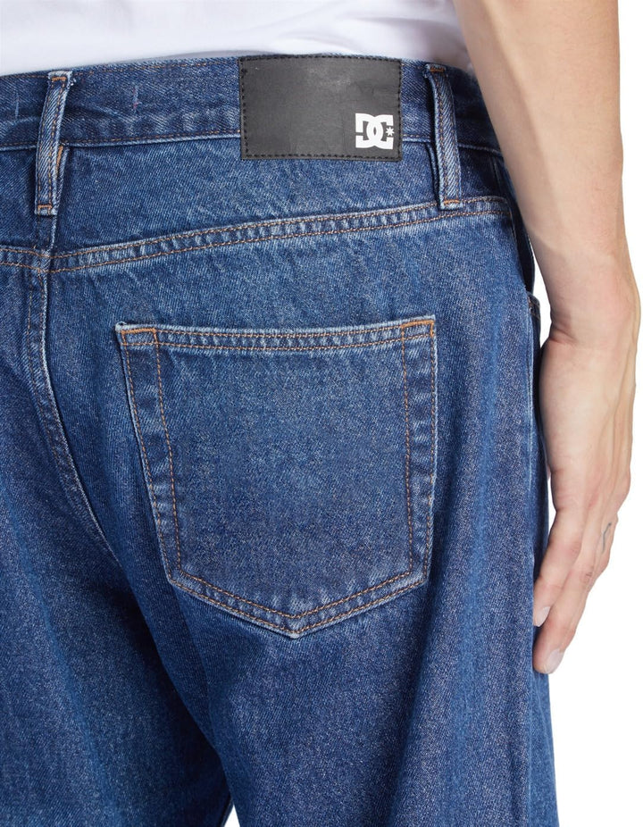 DC Shoes Herren Worker Relaxed Denim Rid Jeans 32W / 32L Blau - Indigo Dark