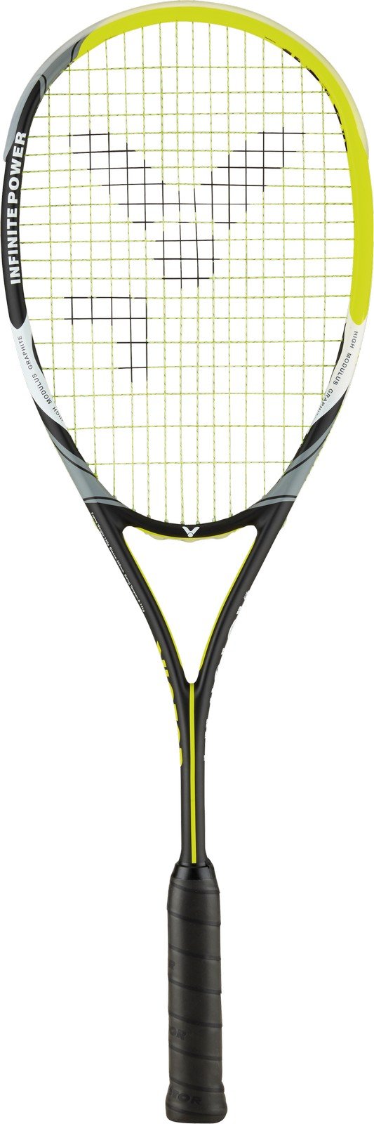 VICTOR Squashschläger IP 7, Schwarz/Gelb, One Size, 158/3/0