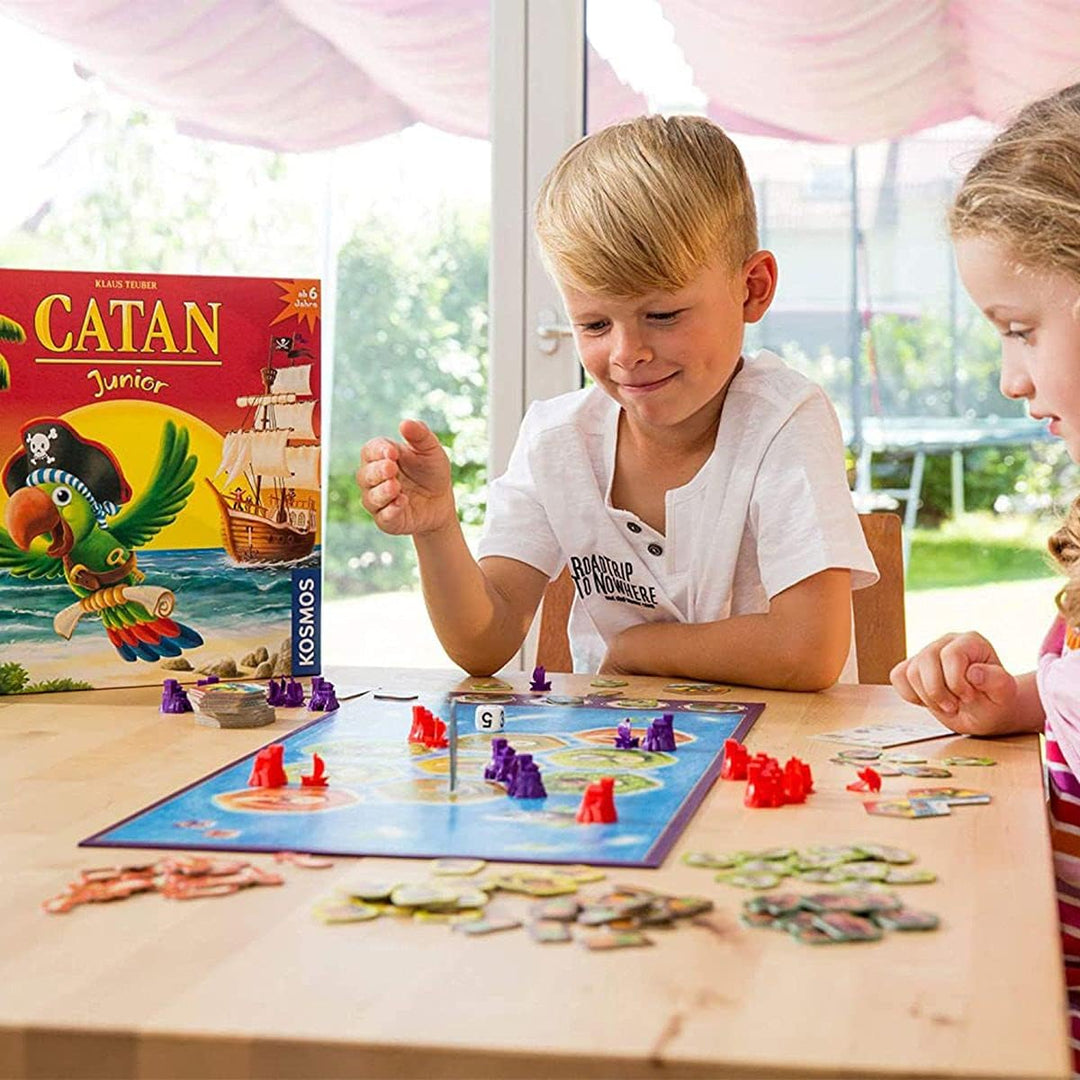KOSMOS 697495 Catan Junior, Brettspiel für Kinder ab 6 Jahre, Kinderspiel-Variante von Siedler von C