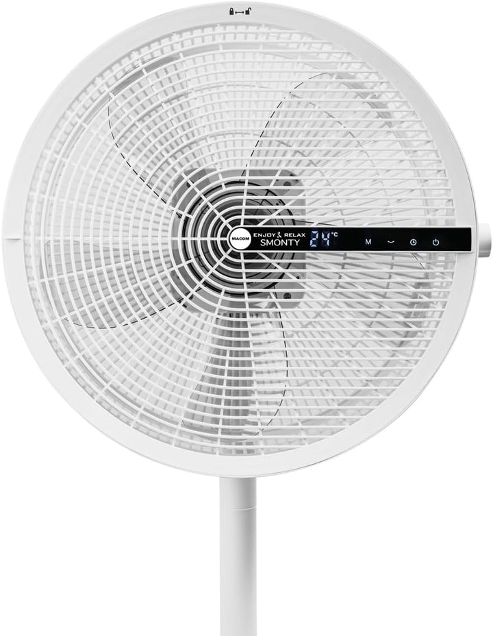 Macom Enjoy &amp; Relax 983 Smonty, leistungsstarker Ventilator, zerlegbar und platzsparend