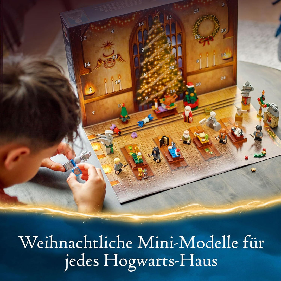LEGO Harry Potter Adventskalender 2024, Hogwarts Fantasy-Spielzeuge für Kinder, Abenteuer-Spielset m