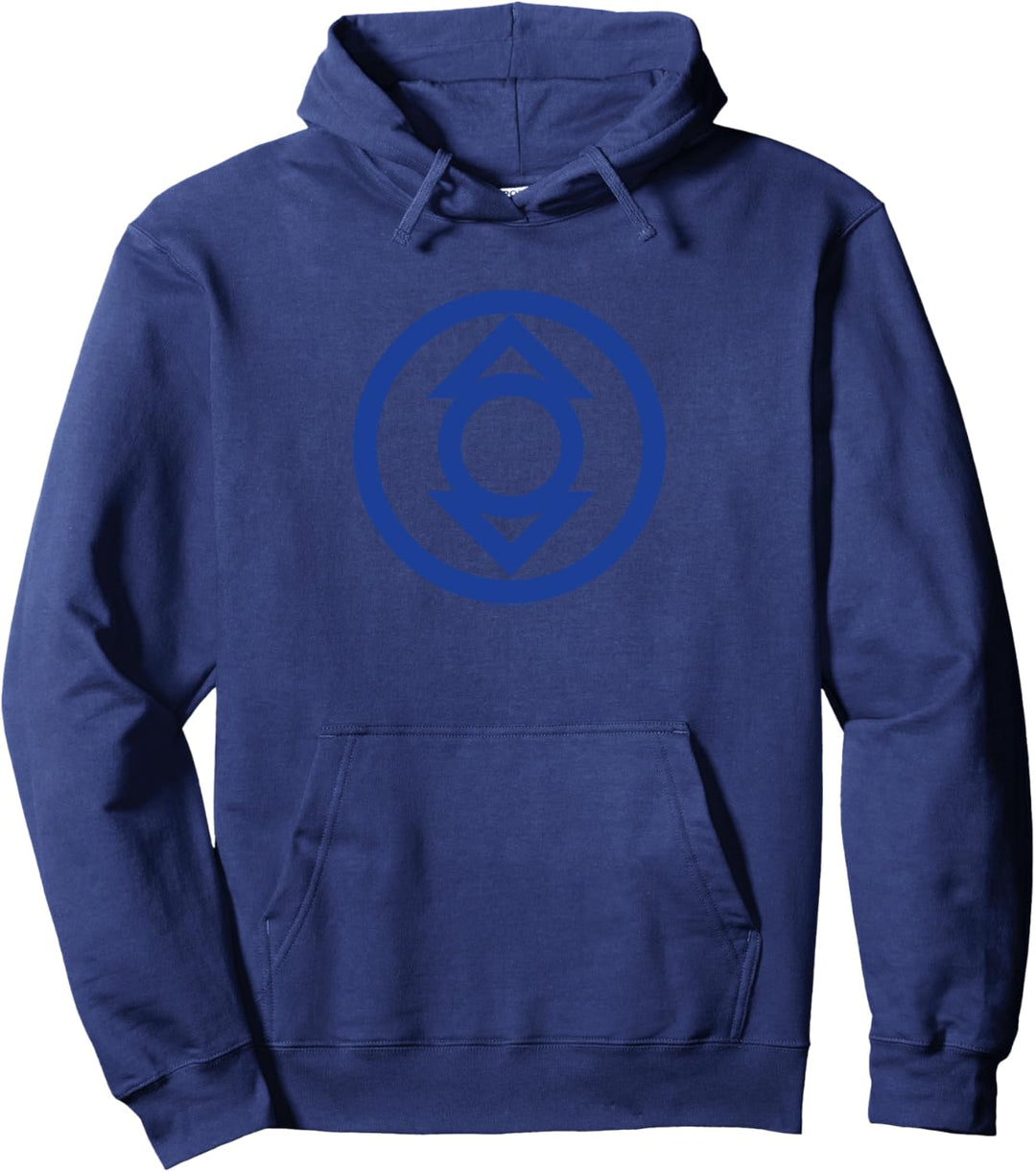 Green Lantern Blue Emblem Pullover Hoodie