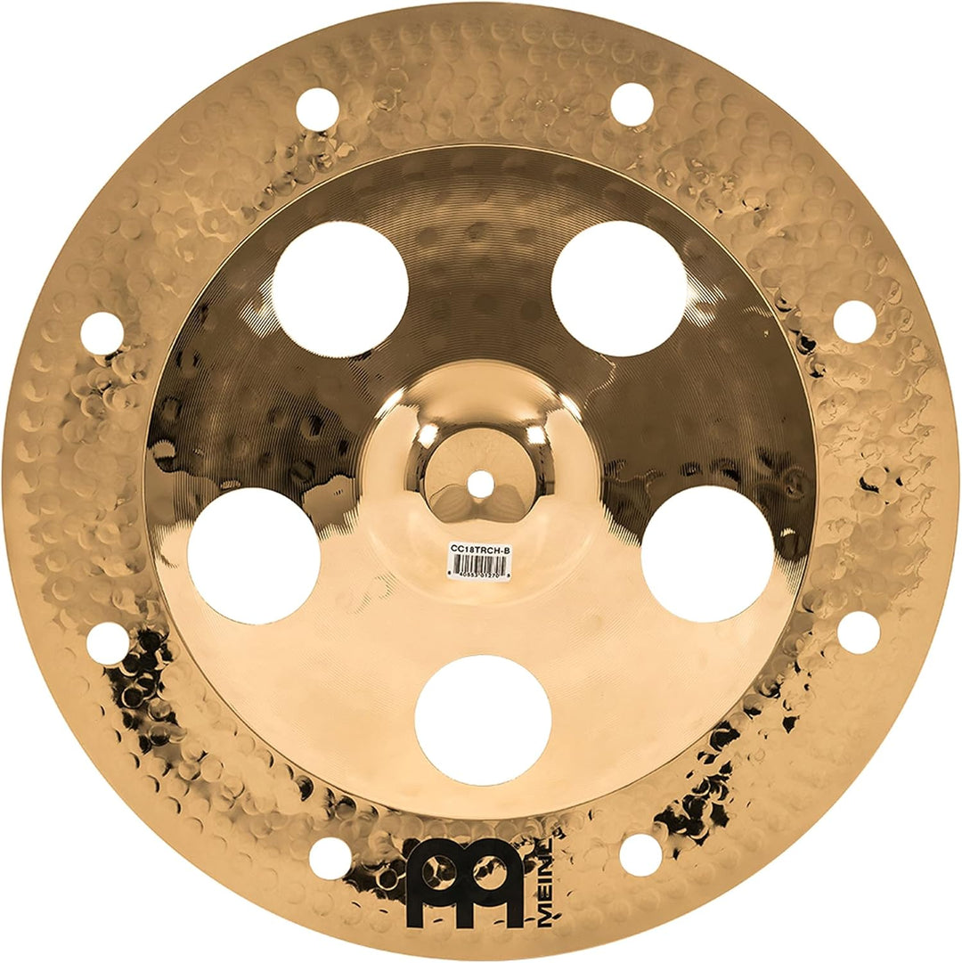 Meinl Cymbals Classics Custom Brilliant Trash China 18 Zoll (Video) Schlagzeug Becken (45,72cm) B12