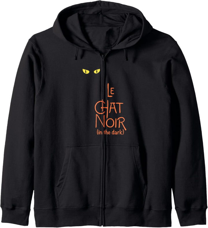 Le Chat Noir im Dunkeln Kapuzenjacke