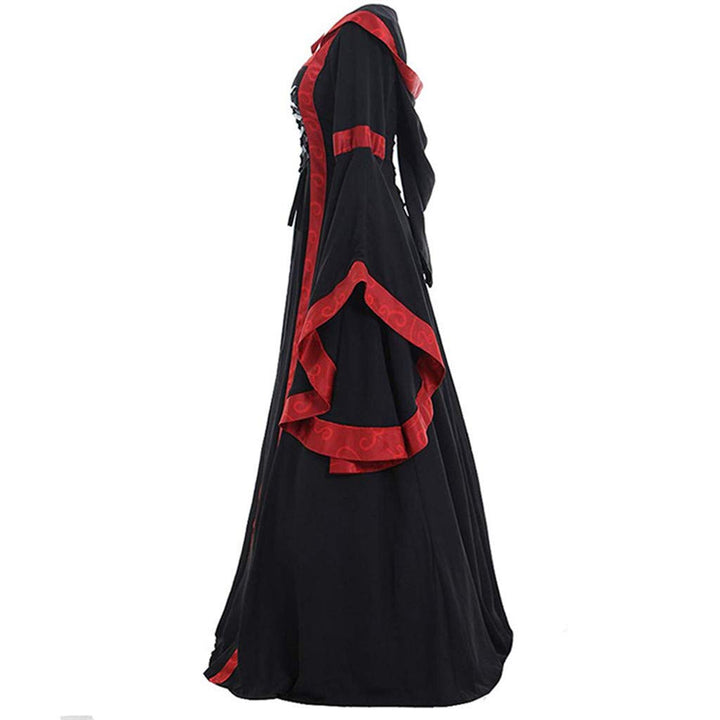Mittelalter Kleid Damen Kurzarm Halloween Kostüm Renaissance Irisches Kleider Rokoko Prinzessin Klei