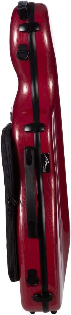 Geigenkoffer Glasfaser Steel Effect 4/4 burgundy M-Case