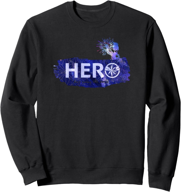 Marvel Captain Marvel Hero Busy Saving the World Sweatshirt