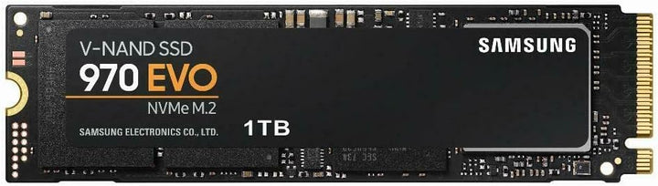 Samsung MZ-V7E1T0BW 970 EVO 1 TB NVMe M.2 Interne SSD Schwarz 1TB 970 EVO, 1TB 970 EVO