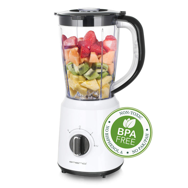 Emerio Standmixer BL-124816, BPA frei, Crush Ice Funktion, 1.5l Behälter, 2 Geschwindigkeiten + Puls