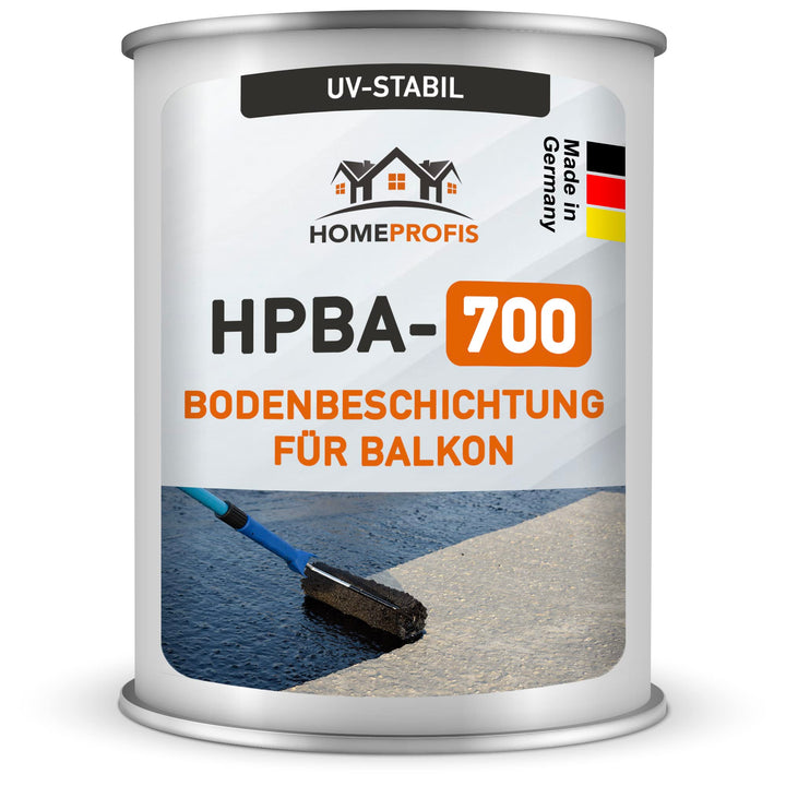 Home Profis® HPBA-700 seidenmatte UV-beständige 1K Bodenfarbe (25m²) für Balkon &amp; Terrasse in RAL 90