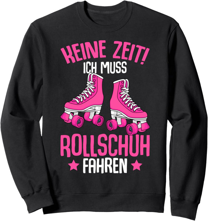 Rollschuhe Roller Girl Retro Rollschuh Mädchen Sweatshirt