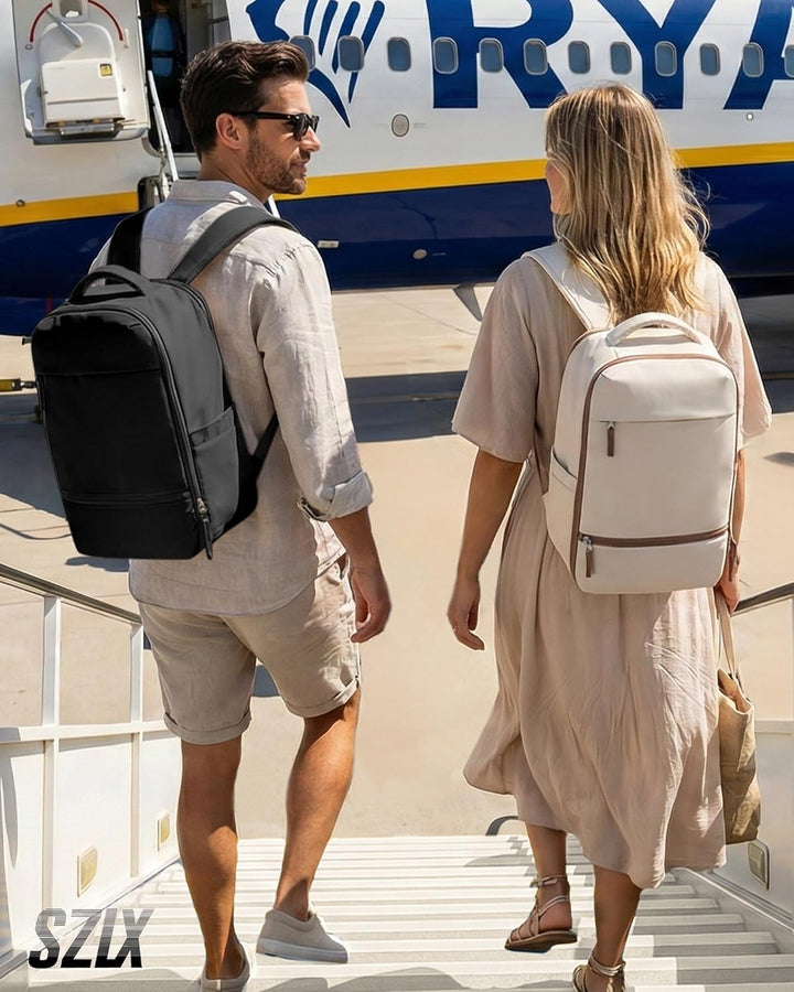 SZLX Grosser Reiserucksack Damen,Vakuum Rucksack mit Pumpe Ryanair Handgepäck 40x30x20 Herren, Wizza