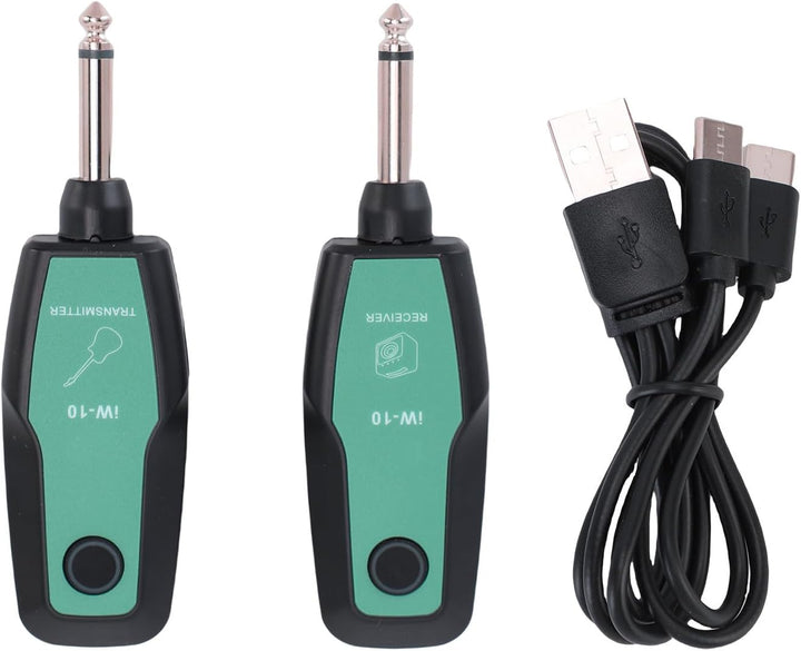 Btuty 2,4 GHz Wireless Guitar System, Kabelloser Gitarren Sender Empfänger, Wiederaufladbares Funküb