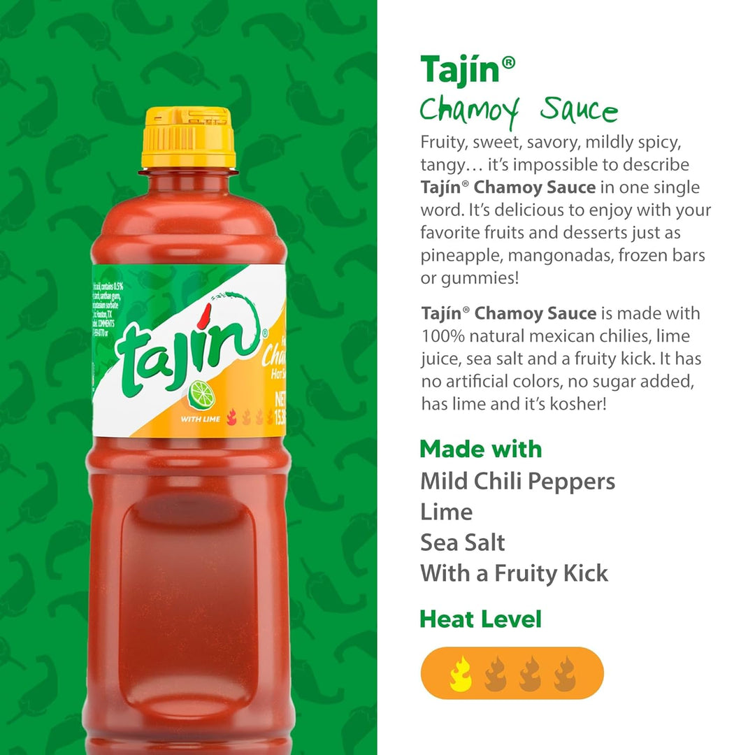 Tajín Clásico Gewürz 440 ml und Tajín Fruchtige Chamoy Sauce 446 ml Bundle (2 Stück)