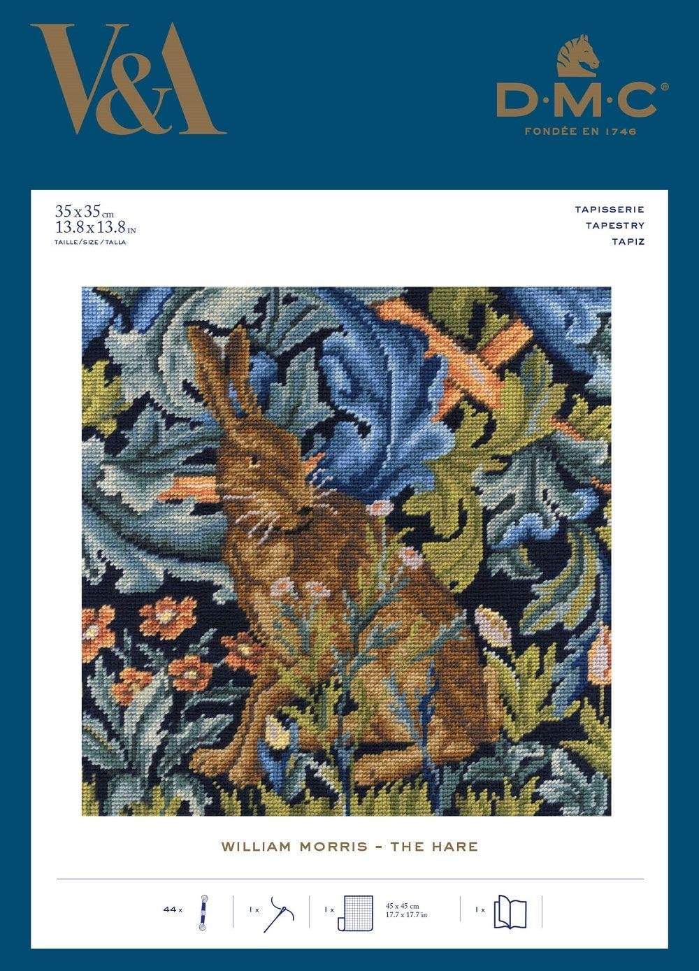 DMC - Der Hase Gobelin-Set