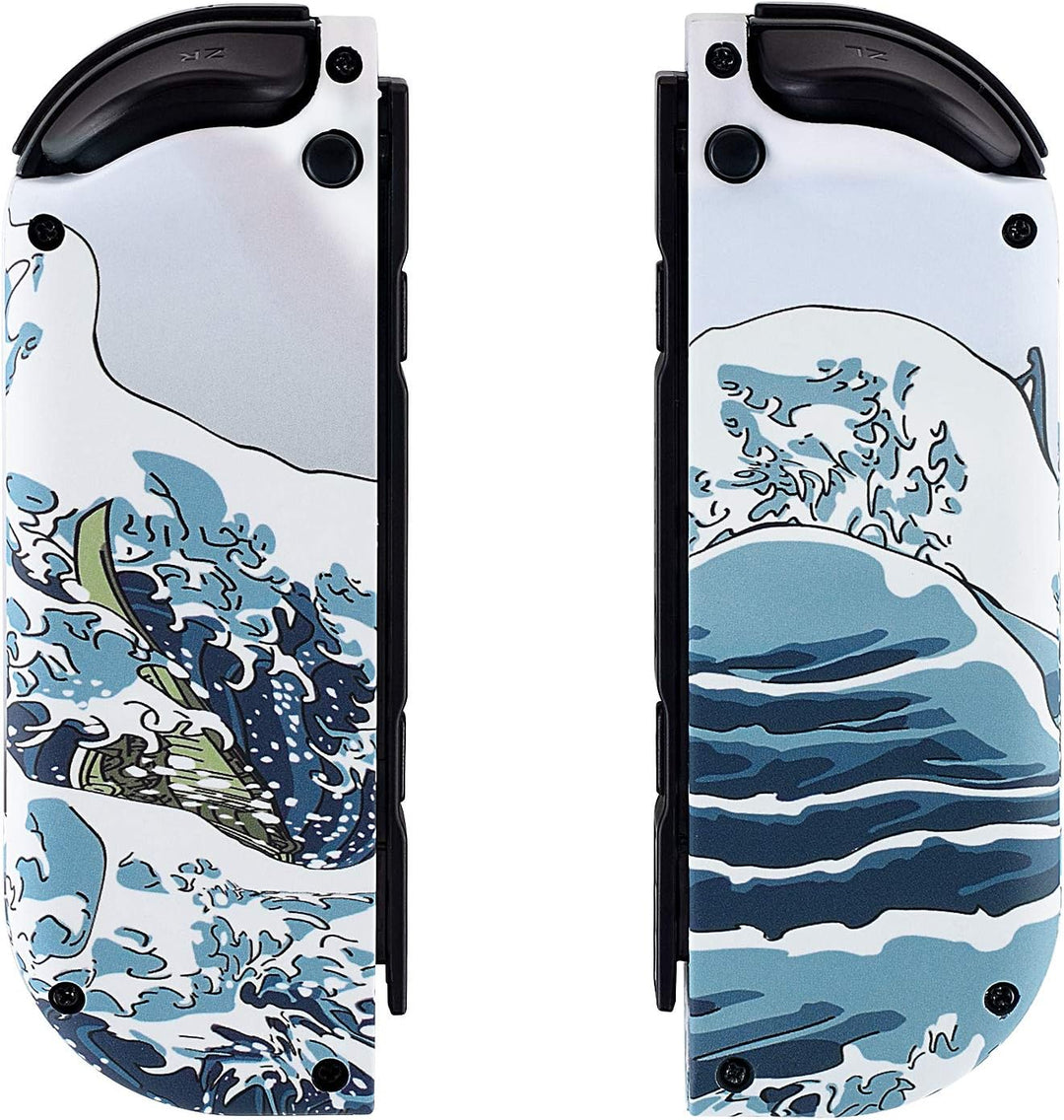eXtremeRate NS Joycon Hülle &amp; Tasten, DIY-Ersatz Gehäuse Case Grips Skin Shell &amp; Knöpfe Buttons Umba