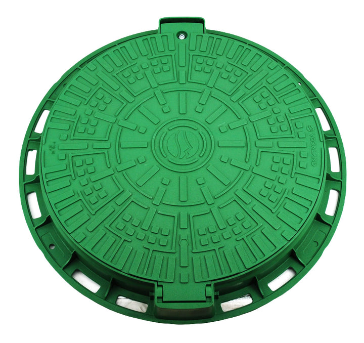 Megaa store Kanaldeckel Kunstoffdeckel Schachtdeckel DN600 Gully Brunnendeckel Kunststoffschacht Sch