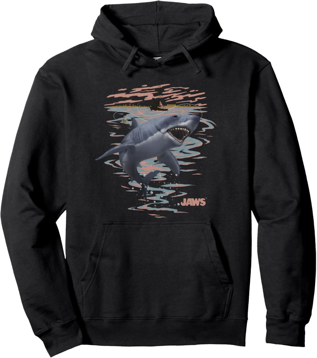 Jaws Large Shark Catch Of The Day Pullover Hoodie