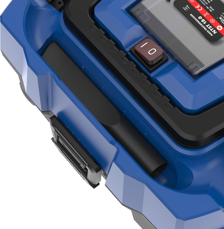 Güde Akku Nass Trockensauger NTST 18-0 (18V, 10 l Auffangbehälter, 4 Lenkrollen, Boden- &amp; Fugendüse,