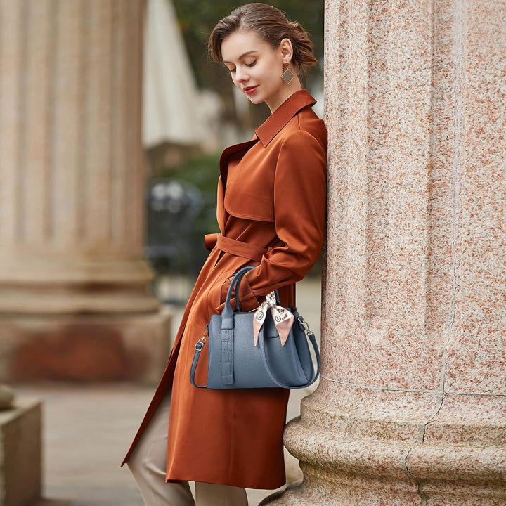 NICOLE &amp; DORIS Damen Handtasche Modern Schultertaschen PU Leder Henkeltasche Elegante Frauen Umhänge
