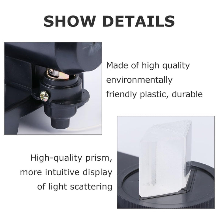 Glas Triple Prisma Dreiecksprisma Optischer Demonstrator Lehrinstrument Für Physikalische Optik Um L