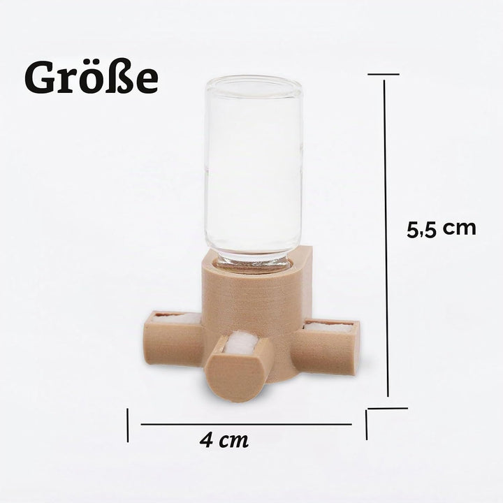 Springspinnen-Wasserspender, magnetischer Futterspender zum Aufhängen, geeignet für Springspinnen, V